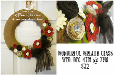 Wonderful Wreath Class