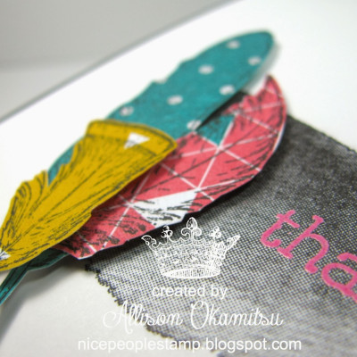 Fine Feathers & Happy Watercolor Thank You