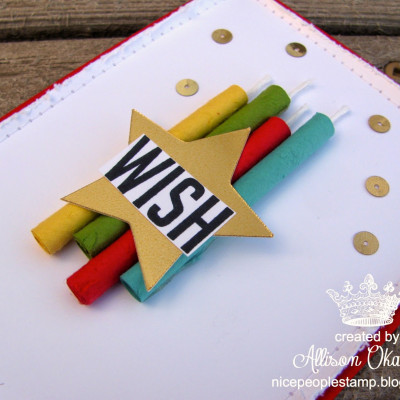 Blow out the Candles! Birthday Card Blitz Class: Card #2