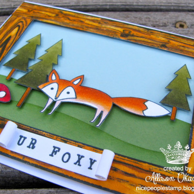 UR Foxy – Life in the Forest Card