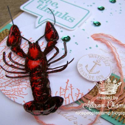 By the Tide Lobster Card