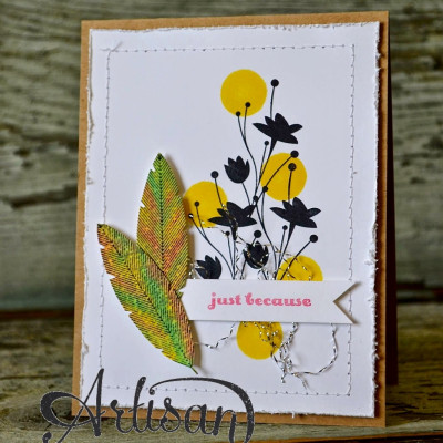 Happy Hooray Watercolour Feathers: Stampin’ Up! Artisan Blog Hop