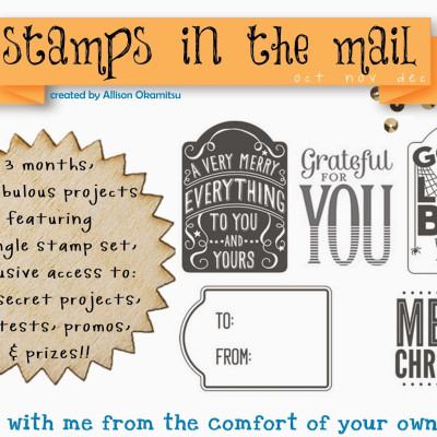 Merry Everything: Round 2 Stamps in the Mail