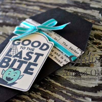 Vampire Coffin Halloween Treat Pouch: Stampin’ Up! Artisan Blog Hop