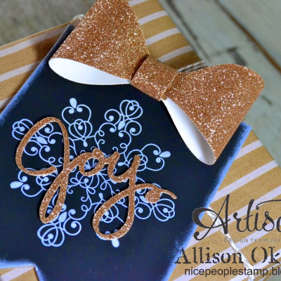 Oversize Chalkboard Gift Tags: Stampin’ Up! Artisan Blog Hop