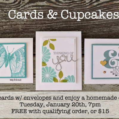 January Cards & Cupcakes