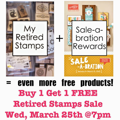 Retired Stamps Sale! Be there or be Square!