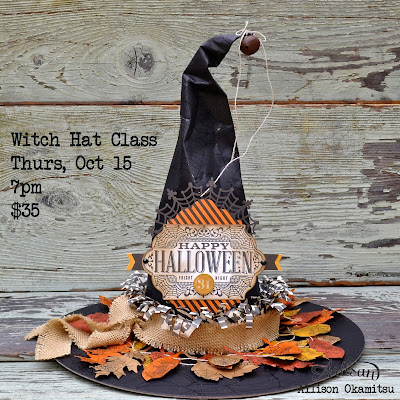 Witch Hat Home Decor Class & Private Classes