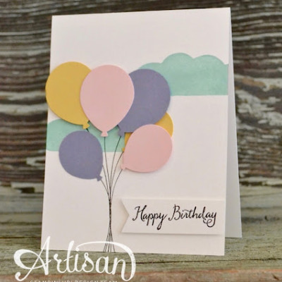 Balloon Celebration Birthday Card