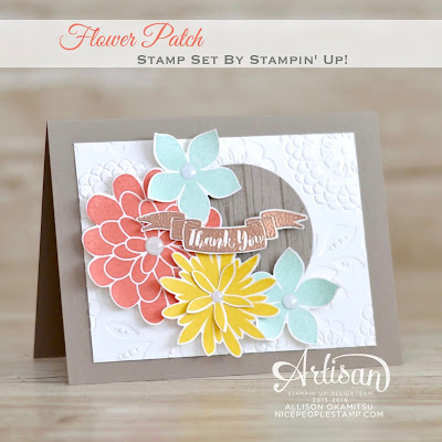 Flower Patch Thank You Card