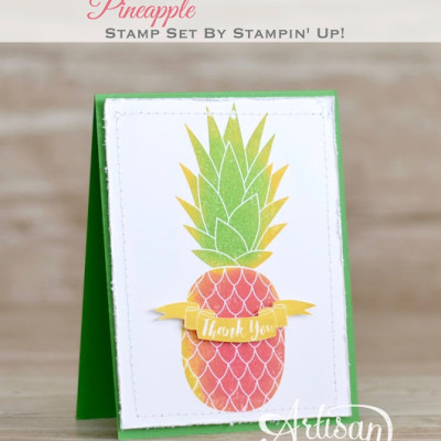 Pineapple Thank You Card