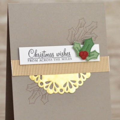 Holly Berry Happiness Christmas Card: Holiday Premiere Make n’ Take #2