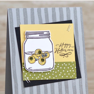 Jar of Haunts Halloween Card