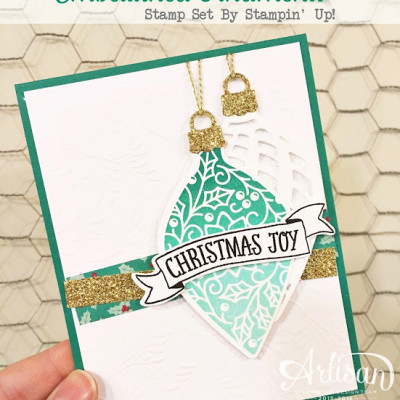 Embellished Ornaments Christmas Card