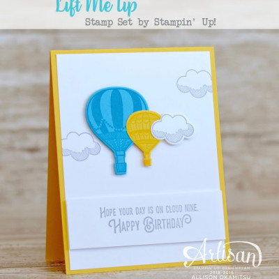 Lift Me Up Birthday Card