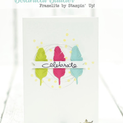 Botanical Builder Framelits Card w/ VIDEO: Be Inspired Blog Hop
