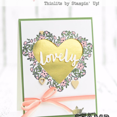 Lovely Words Card: Tutorial Bundle Design Team Blog Hop