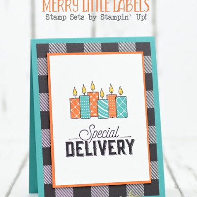 Merry Patterns & Merry Little Labels Birthday Card: GDP103