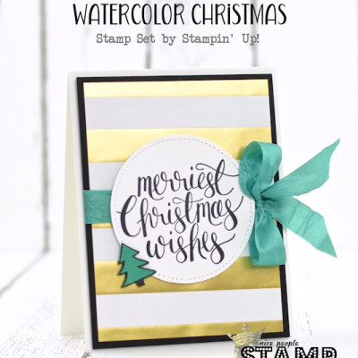 Watercolor Christmas Card