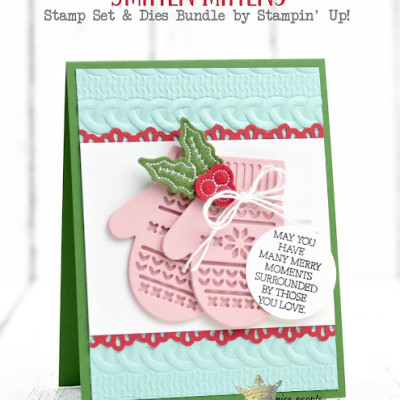 Smitten Mittens Christmas Card & LAST CALL for Online Class