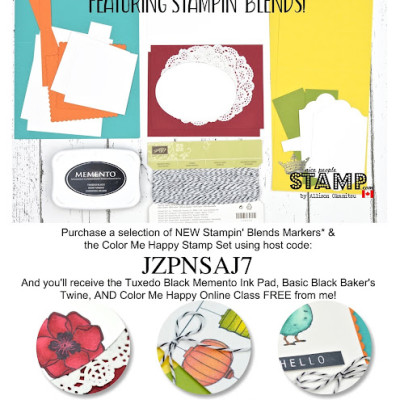 Color Me Happy Online Class Featuring Stampin’ Blends