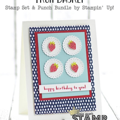 Fruit Basket Birthday Card