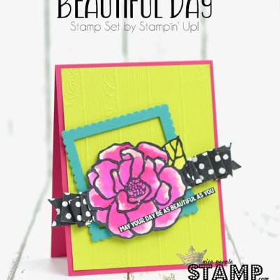 Beautiful Day Bright Floral Card