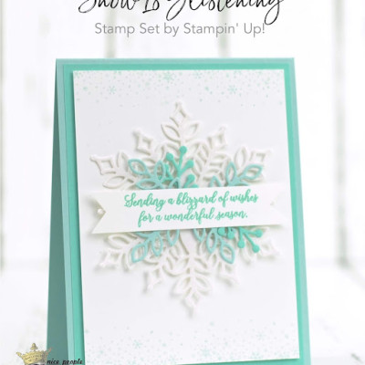 Stunning Snowflakes Christmas Card w/ VIDEO