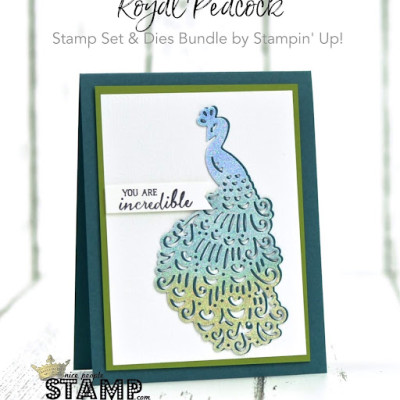 Royal Peacock Card w/ VIDEO