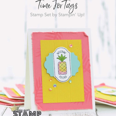 Time For Tags Pineapple Card w/ VIDEO