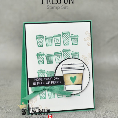 1 Card 3 Techniques | Heat Embossing, Hinge Step & Stampin’ Blends | Stampin’ Up! Press On Cardmaking Video