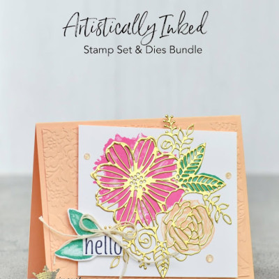 Easiest Alcohol Ink ‘Technique’ Ever! | Stampin’ Up! Artistically Inked Bundle