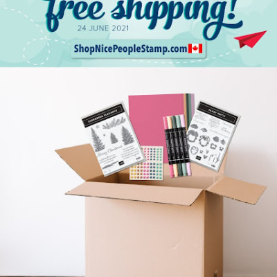 Stampin’ Up! Canada | FREE SHIPPING | Bonus free embellishments too! | ONE DAY ONLY!