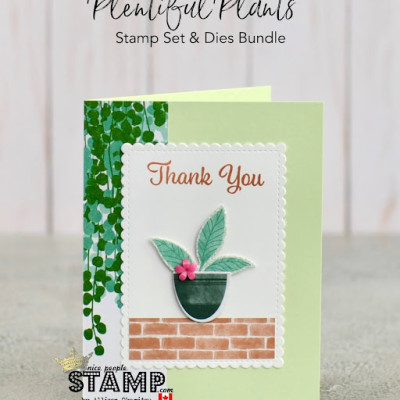 Cutest little planty handmade cards! | Plentiful Plants by Stampin’ Up!