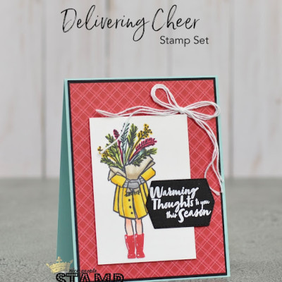 Alcohol Ink – Stampin’ Blends Colouring | Stampin’ Up! Delivering Cheer Card