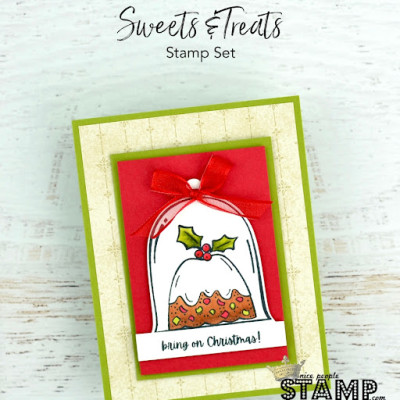 Super Simple Fun Fold Postcard Card | How to make a fun fold card | Stampin’ Up! Sweets & Treats