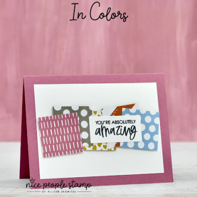 New 2023-2025 Stampin’ Up! In Colors | All the In Colors on one card!