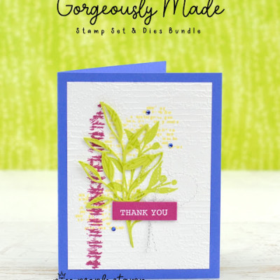 Thank You Card | Stampin’ Up! Gorgeously Made Bundle