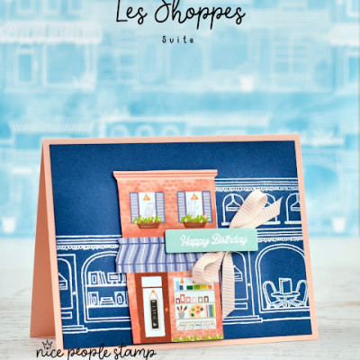 TWO Tiny Town Cards | Stampin’ Up! Les Shoppes Suite / Let’s Go Shopping Bundle