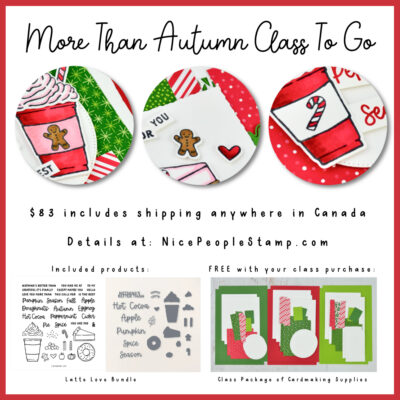 More Than Autumn Class To Go | Card Making Class Ships Anywhere in Canada