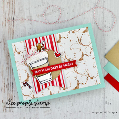 Christmas Coffee Card | More Than Autumn by Stampin’ Up!