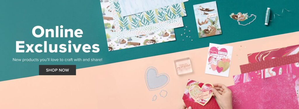 There are new Online Exclusives products available from Stampin' Up! and you're going to love the new selection of crafty goodies!