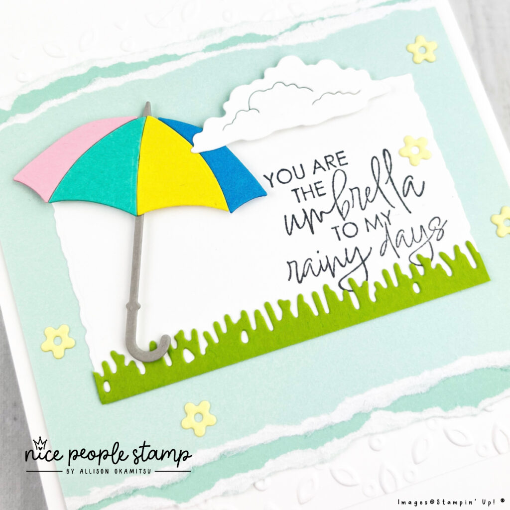 Create a fantastic handmade card with the Umbrella Days Bundle from Stampin' Up! 