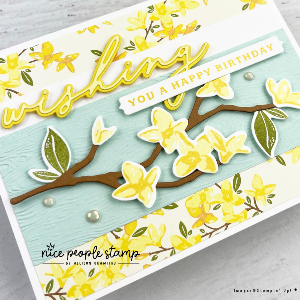 Create a handmade stamped flowers card using the Delightful Wishes Bundle from Stampin' Up!® 