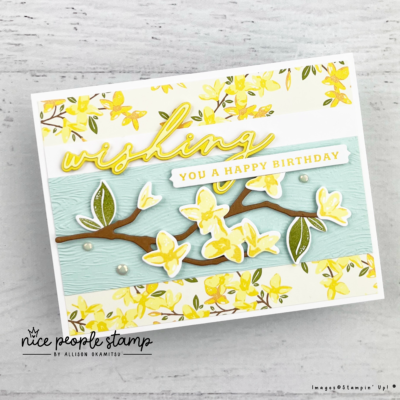 Handmade Stamped Flowers Card | Delightful Wishes Bundle by Stampin’ Up!®