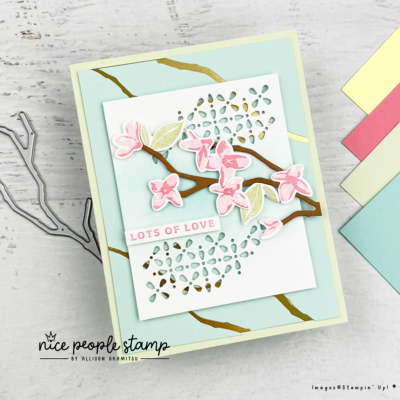 Japanese Inspired Handmade Card | Kintsugi Technique for Card Making | Delightful Wishes Bundle by Stampin’ Up!®