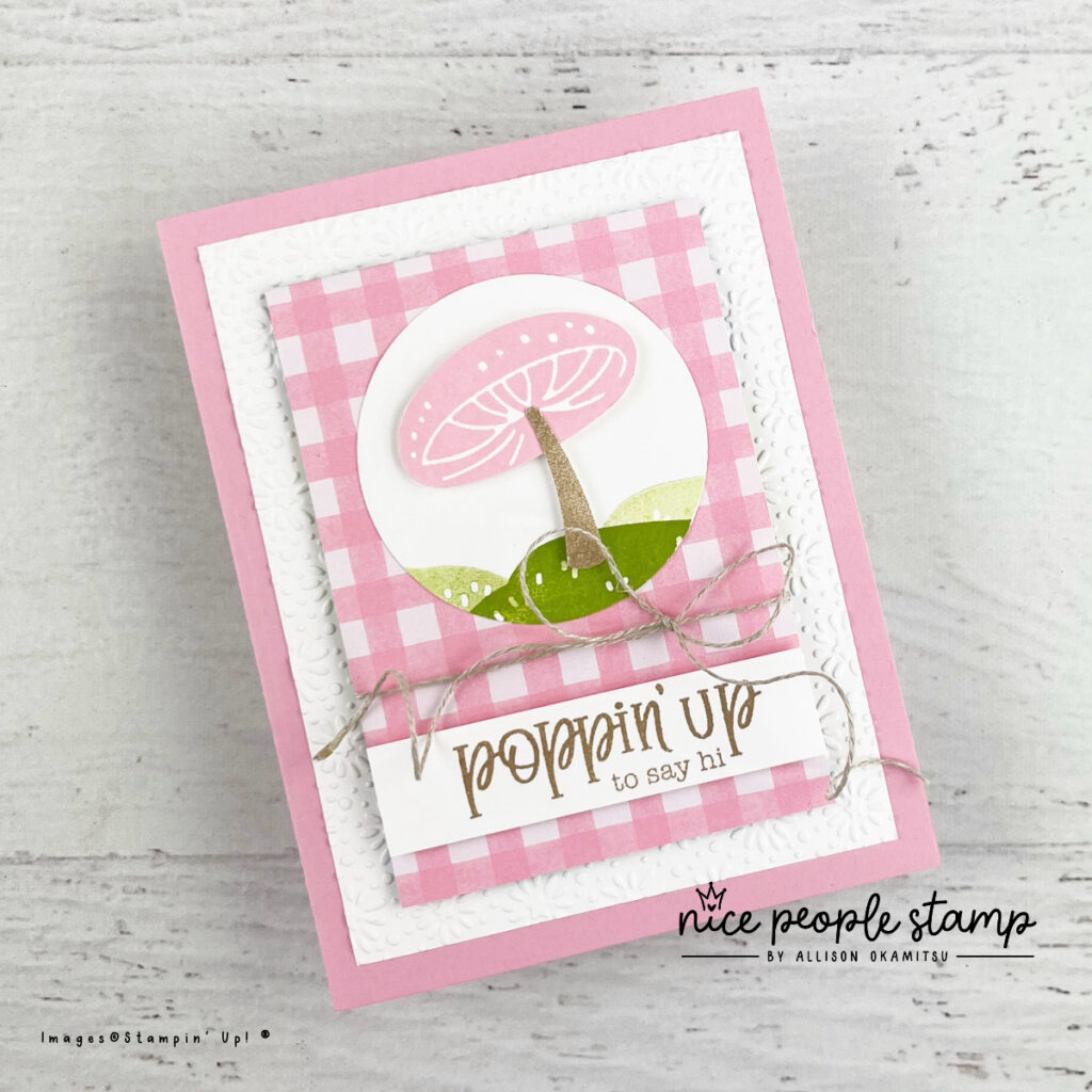 Create an adorable Terrific Toadstools card with this awesome stamp set and punch bundle from Stampin' Up!®