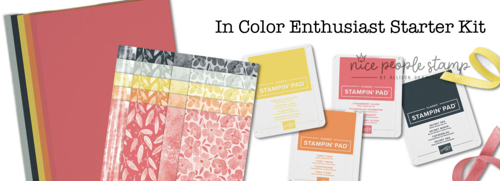A great collection of In Color products can be put in the Stampin' Up! Canada Starter Kit.