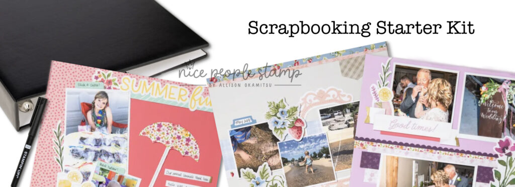 A great collection of items for scrapbookers can be put in the Stampin' Up! Canada Starter Kit.