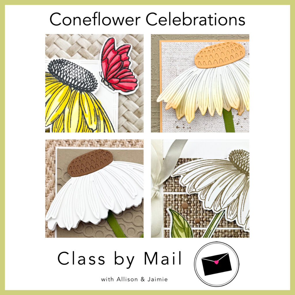 Make fabulous floral cards anywhere in Canada with the Coneflower Celebrations Class by Mail. You'll love this bundle from Stampin' Up!®